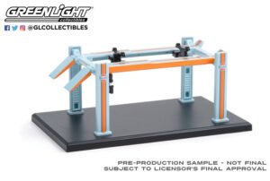 Elevador taller Gulf 1:64 Greenlight