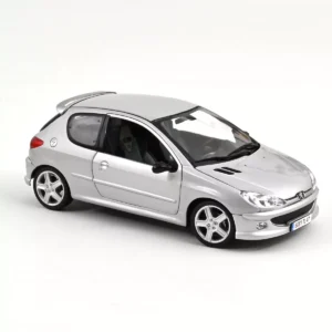 Peugeot 206 RC Aluminium Silver 1/18 Norev