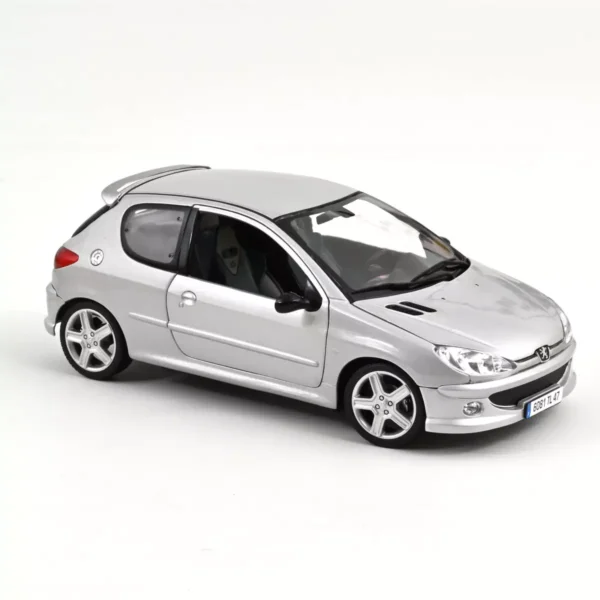 Peugeot 206 RC Aluminium Silver 1/18 Norev
