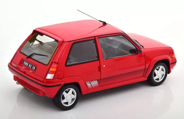 Renault 5 GT Turbo Mk2 Rojo 1989 1/18 Norev 185216 - Imagen 2