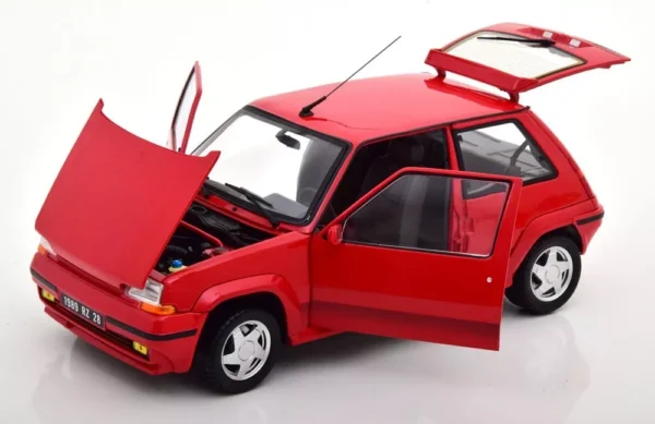 Renault 5 GT Turbo Mk2 Rojo 1989 1/18 Norev 185216 - Imagen 3