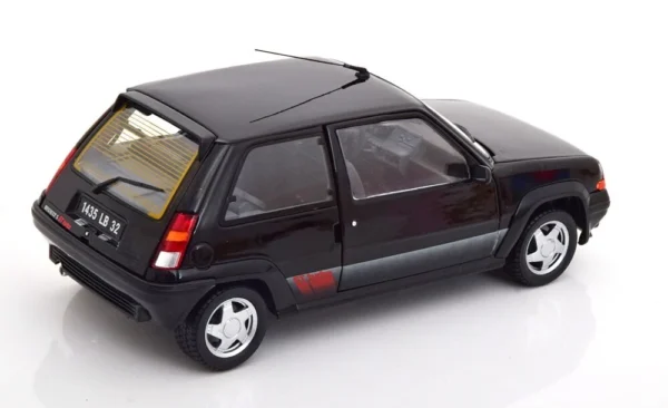 Renault 5 GT Turbo Mk2 Black 1989 1/18 Norev - Imagen 2