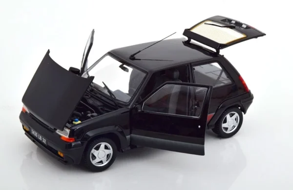 Renault 5 GT Turbo Mk2 Black 1989 1/18 Norev - Imagen 3