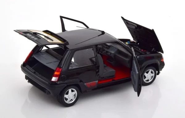 Renault 5 GT Turbo Mk2 Black 1989 1/18 Norev - Imagen 4